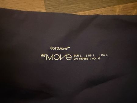H&M flared leg leggings L crossover