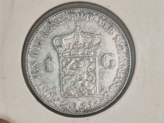 Tutti le monete: Nederland 1 Gulden 1931 Silber – Usato da Bure venduto da chap981