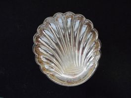 Muschelschale Apéro Schale versilbert