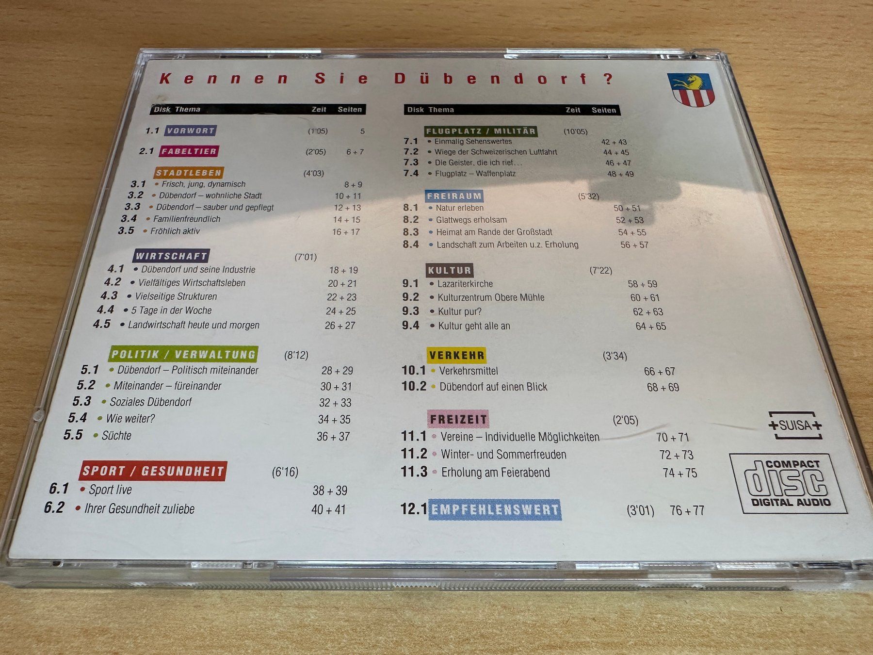 CD: Various – Kennen Sie Dübendorf? – Usato da Rikon im Tösstal venduto da Alpenmutz 1