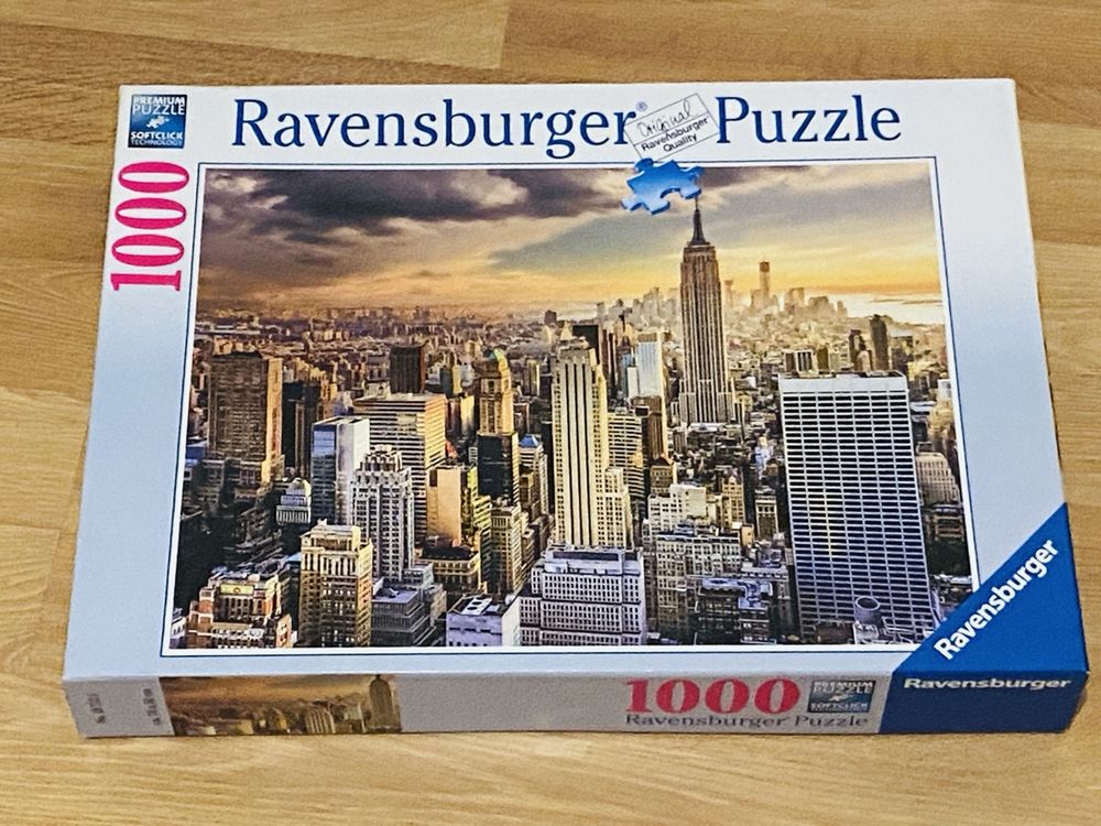 Puzzle Ravensburger Premium 2000 Pièces – New York Collage Par Walter Pepperle (98x75cm)
