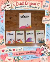 5 originale Diddl-Blätter – blockfrisch