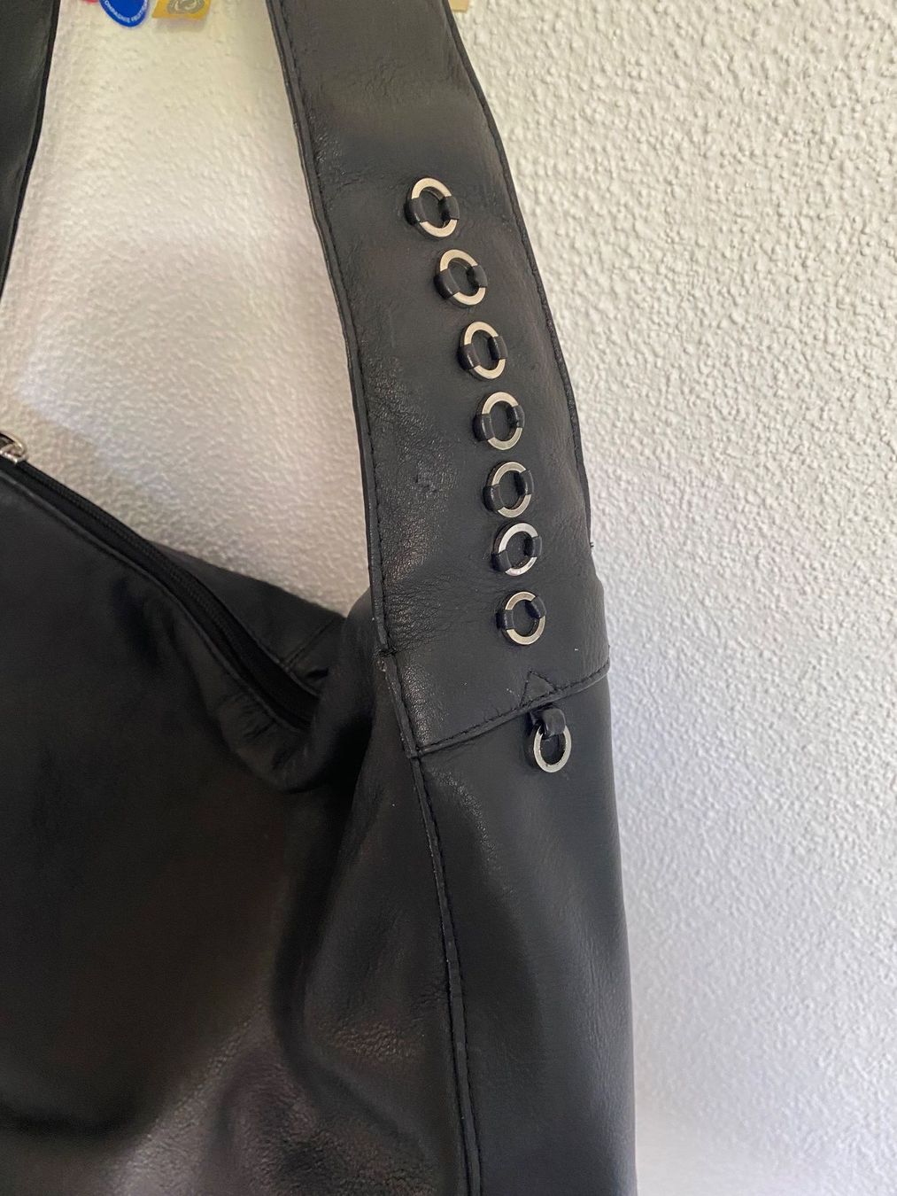 Taschen für Damen: Hobobag echt Leder Schultertasche schwarz – Gebraucht aus Besazio von BagCycle 3
