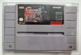 Contra III 3 The Alien Wars ☠️ Super Nintendo SNES NTSC USA