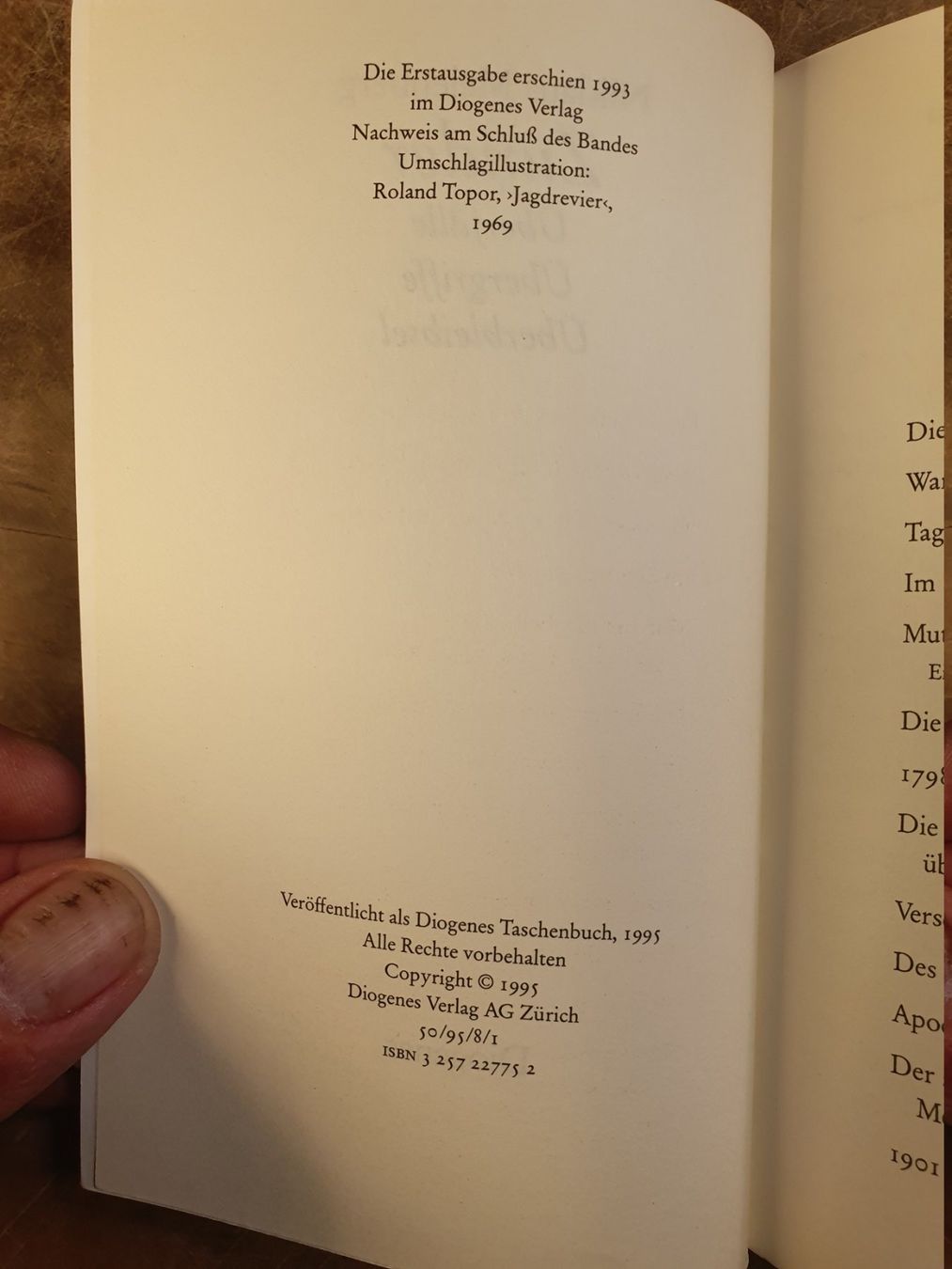 Livres: Zunder - Niklaus Meienberg – D'occasion à Zürich par loosebone 3