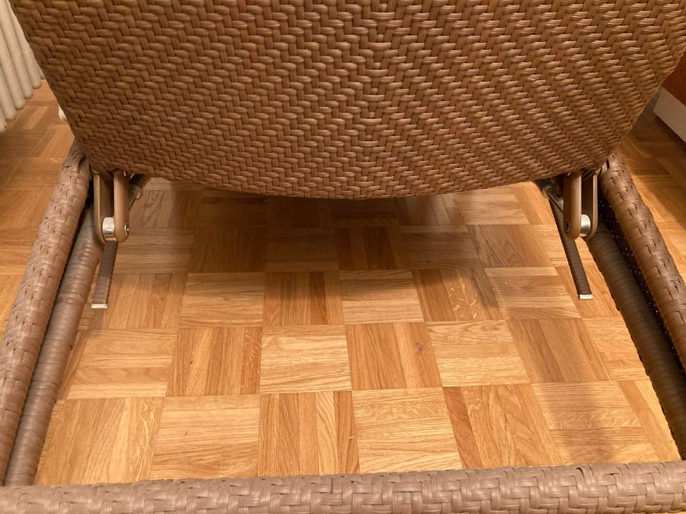 DEDON Liegestuhl Rattan mit Fussteil Kaufen auf Ricardo