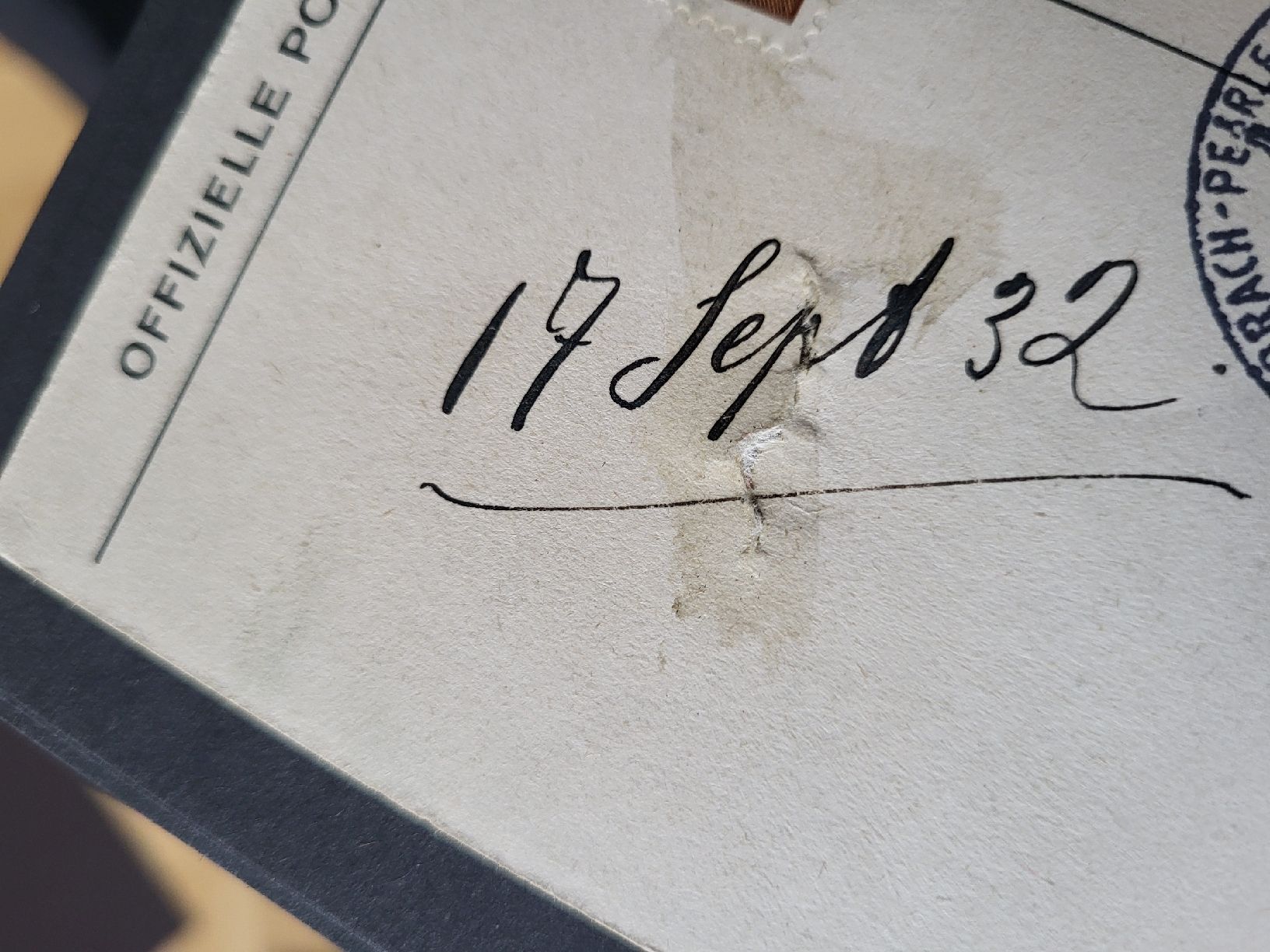 Tous les timbres: 1932, Postkarte Gordon Bennett nach Basel – D'occasion à stäfa par brandy66 3