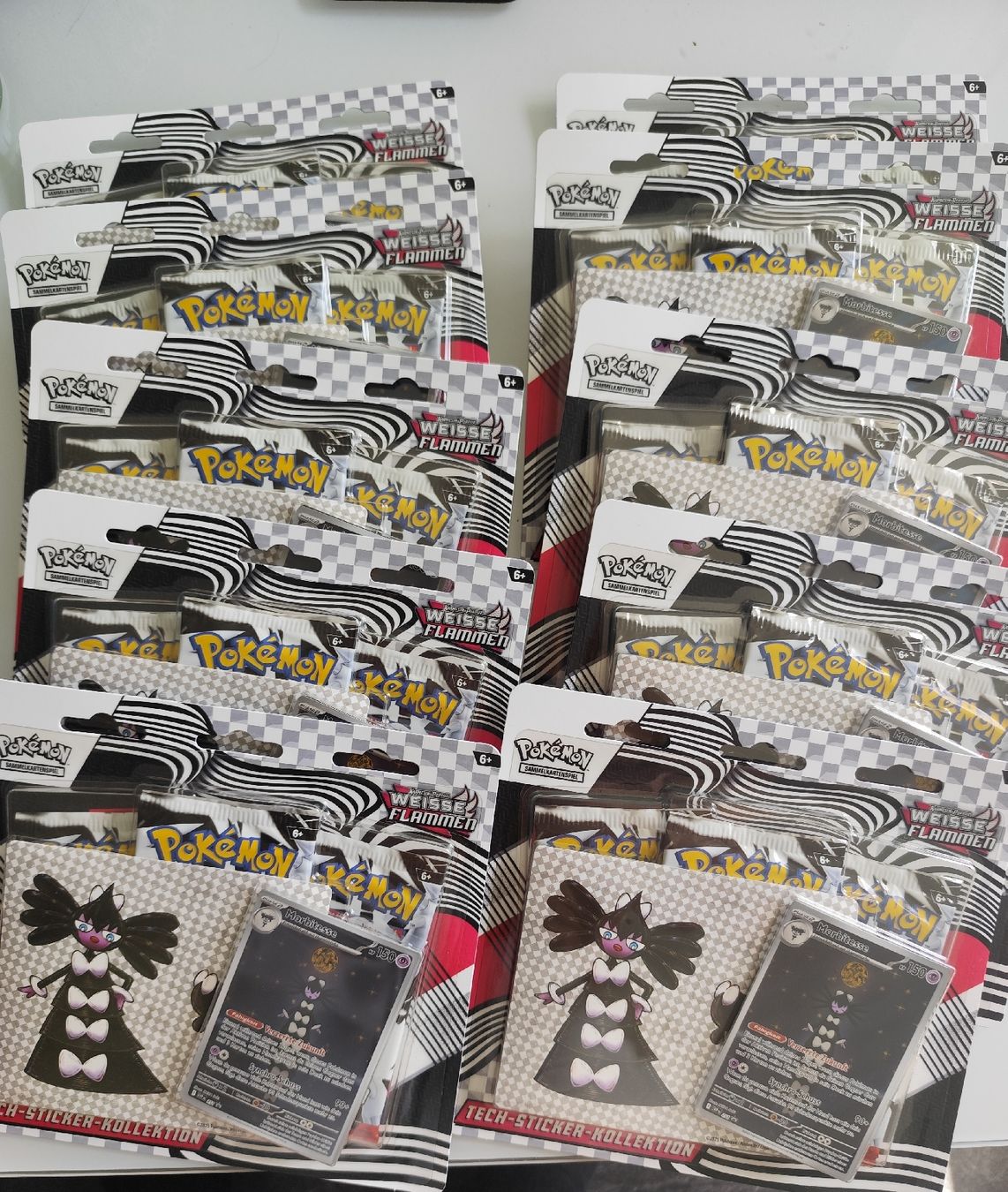 Pokémon Carte collezionabili: 10x Weisse Flammen Tech Sticker Collection – Nuovo e nell'imballaggio originale da Sissach venduto da Akimbaro