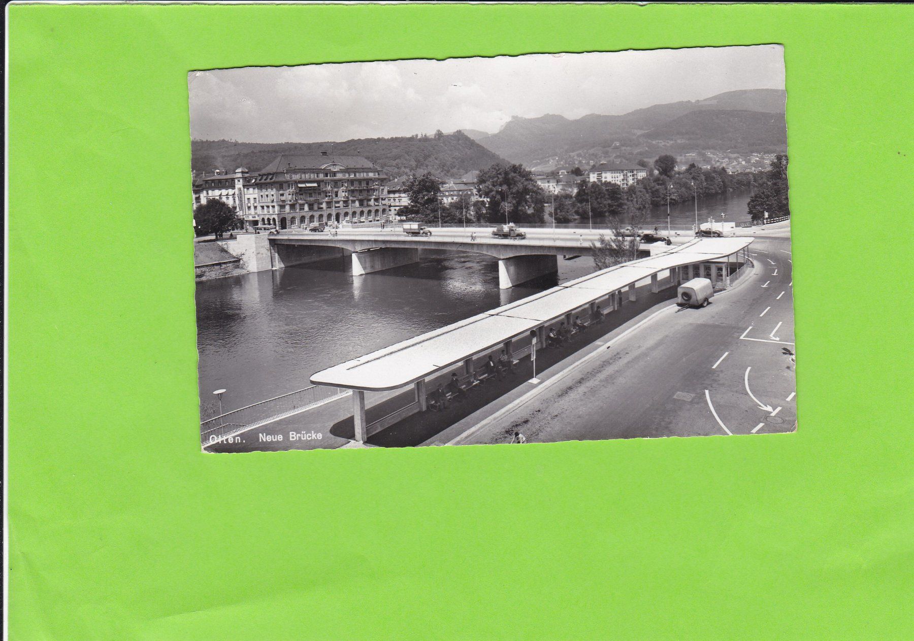 Cartoline postali: Olten. Neue Brücke--Oldtimer – Usato da St. Peterzell venduto da neckertal