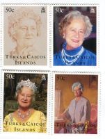 Briefmarken "Queen Mum". Turks- und Caicosinseln.