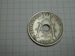 Belgien 10 Centimes, 1926 Legende in niederländisch - "KONIN