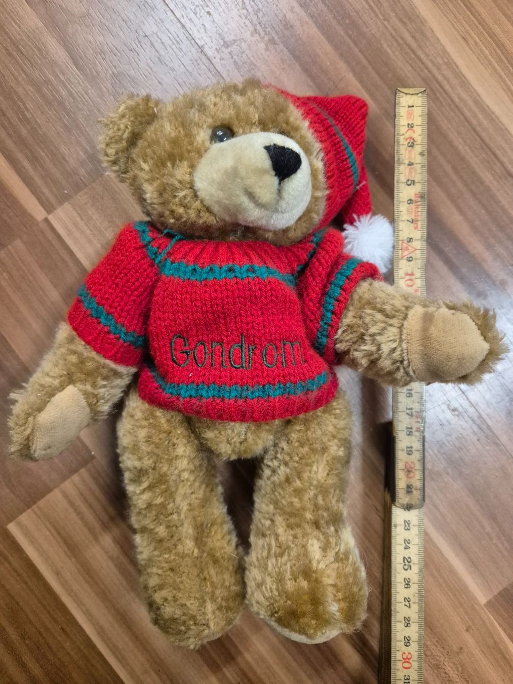 Giocattoli: Teddybär "Gondrom" mit Mütze & Pulli K19 – Usato da Schwarzenburg venduto da Flamingo07