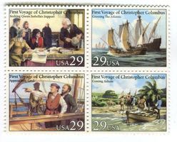 Briefmarken "Schiffe. Kolumbus". USA