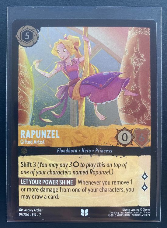 Lorcana FOIL RAPUNZEL 19/204 EN-2 Uncommon (Gebraucht) in Lugano für ...