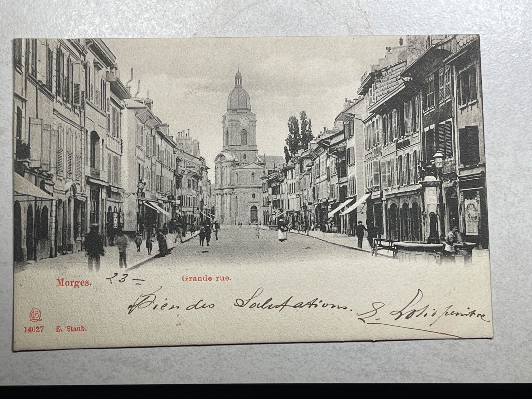 Morges Grande rue 1902 (Gebraucht) in Strengelbach für CHF 8 mit