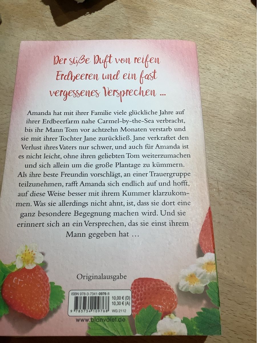 Bücher: Erdbeerversprechen | Manuela Inusa mit Widmung – Gebraucht aus Saas-Balen von kircin 1