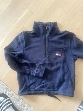 Tommy Jeans Pullover dunkelblau Groesse S guter Zustand