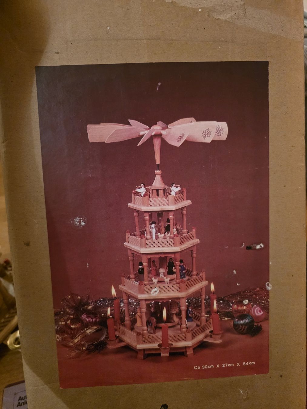Tutte le decorazioni: Christmas Pyramid with Figurines, approx. 30cm high – Nuovo (secondo la descrizione) da Bolligen venduto da Vintage_soul12 3