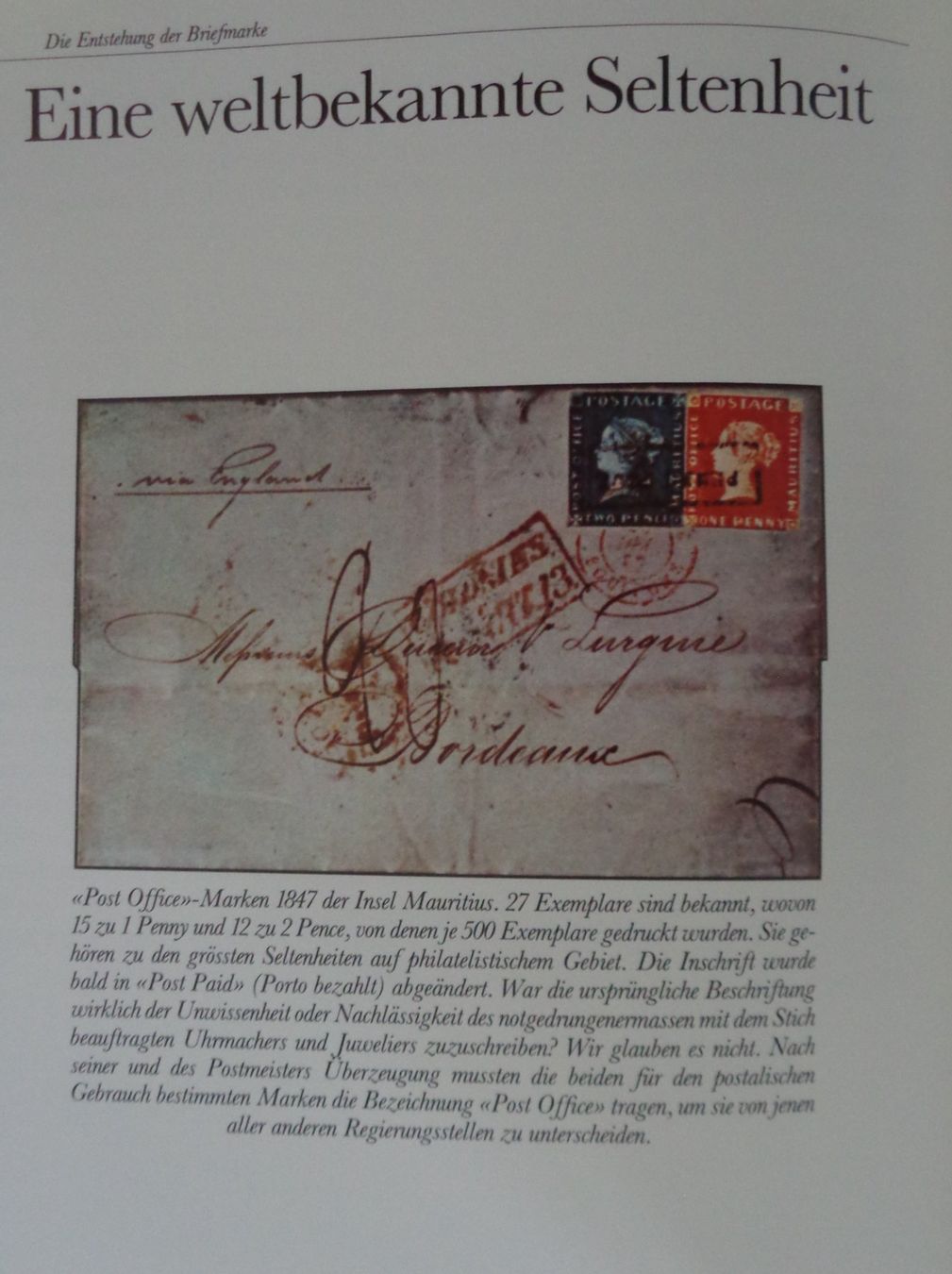 Libri: Die Entstehung der Briefmarke - Buch 1985 ab Fr. 3.- – Usato da Bellach venduto da JingleJerry 8