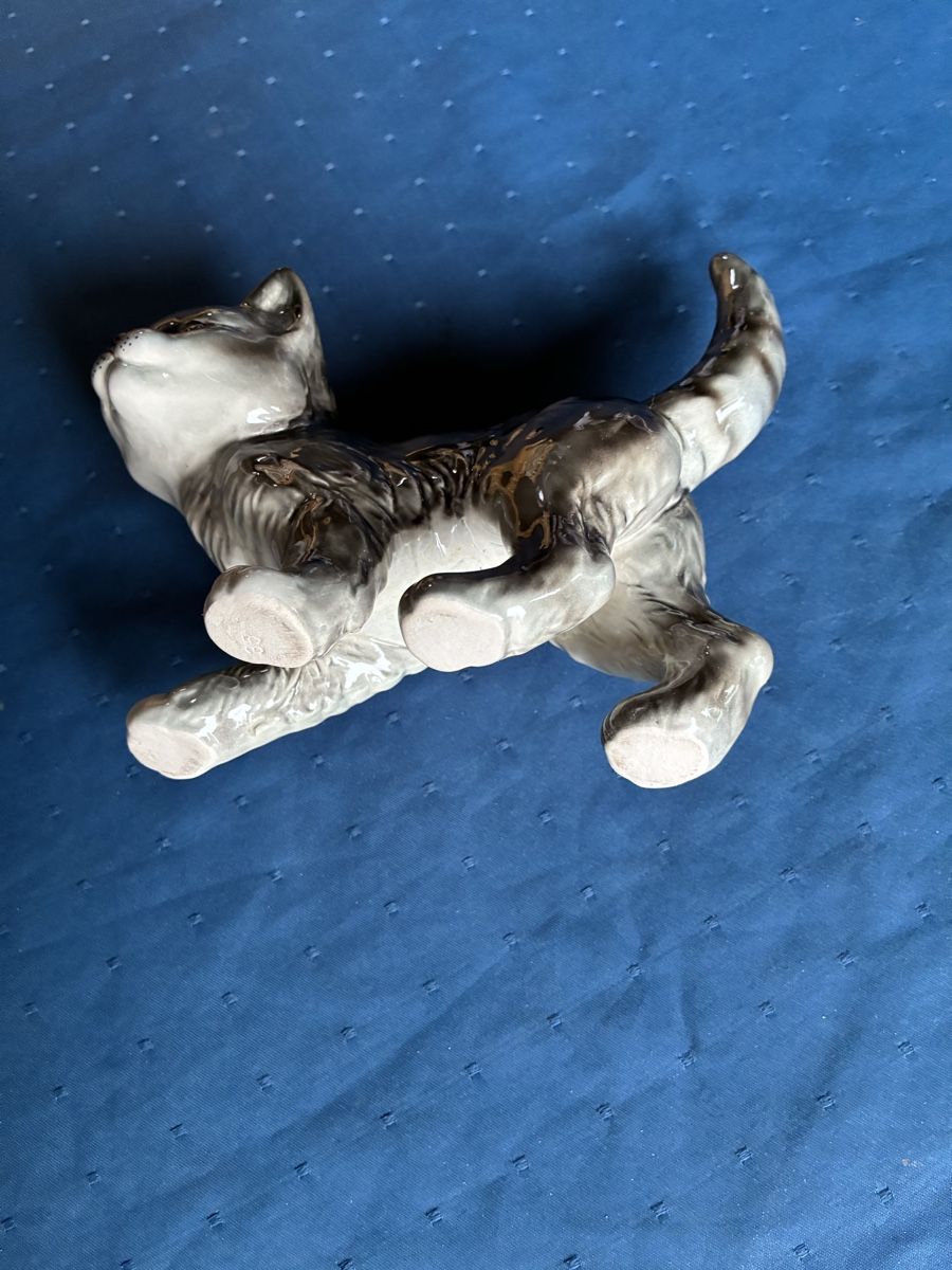 Statuette: Goebel Katze grau, getigert  – Usato da Dornach venduto da Rosengarten 3