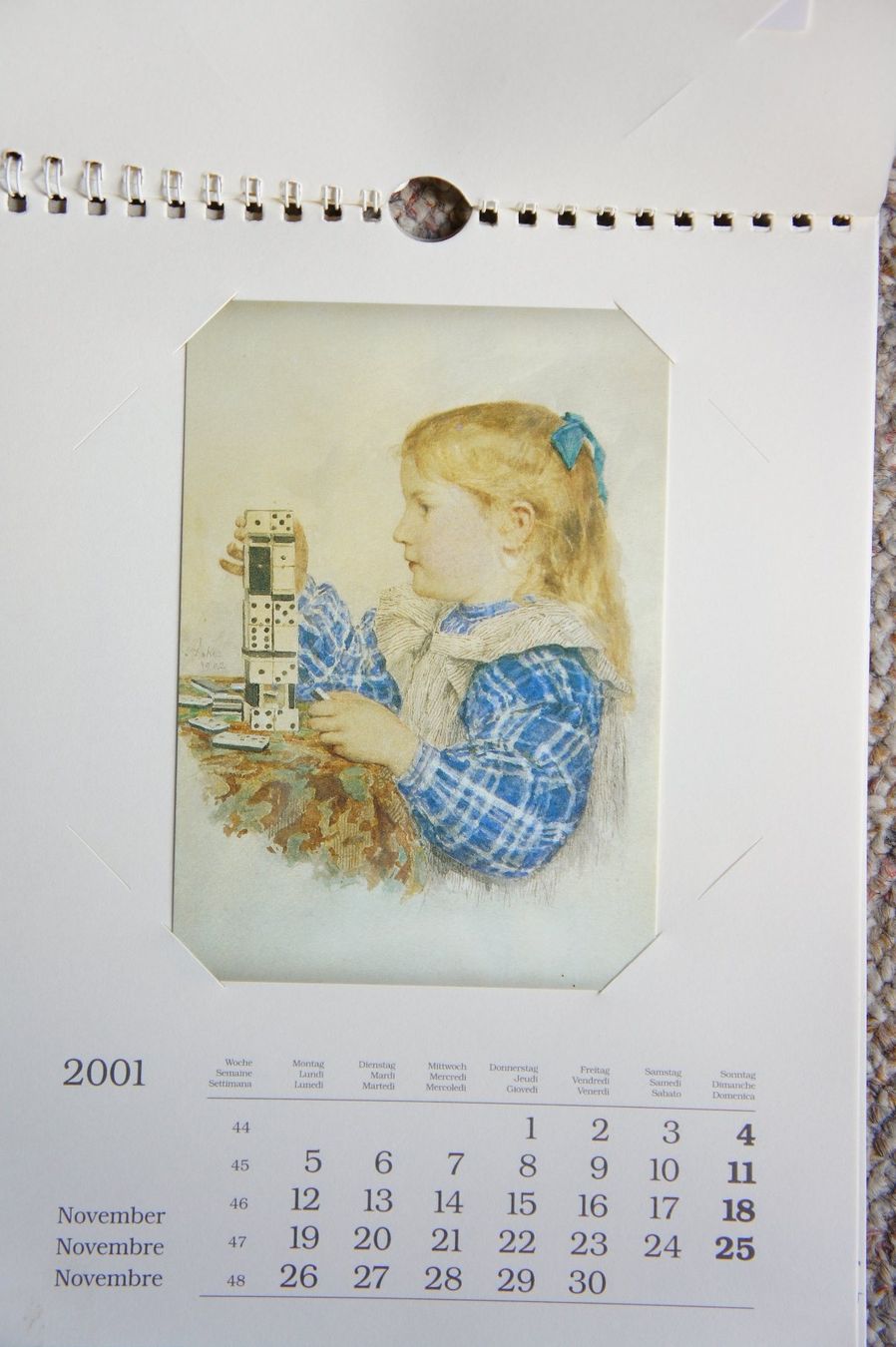 Cartoline postali: 11 Ansichtskarten Albert Anker in Wandkalender neuwertig – Nuovo (secondo la descrizione) da Ins venduto da Baj 9