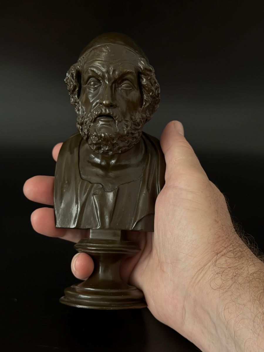 Skulpturen & Statuen: Bronze-Büste Dichter Homer – Gebraucht aus Luzern von downtonabbey 5