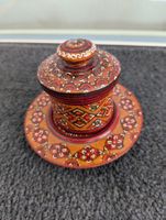 Vintage - russische Holz Dose / Becher