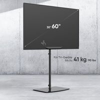 TV-Ständer ONKRON TS5065-B Schwarz 30-60 Zoll bis 41kg