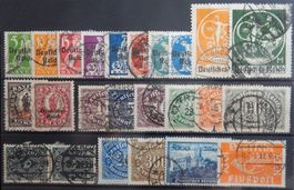 Deutsches Reich ex. Kat. 117-254 gest. 1919/22