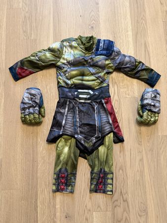 Hulk Costume Size 3 Disney Store 98cm good condition