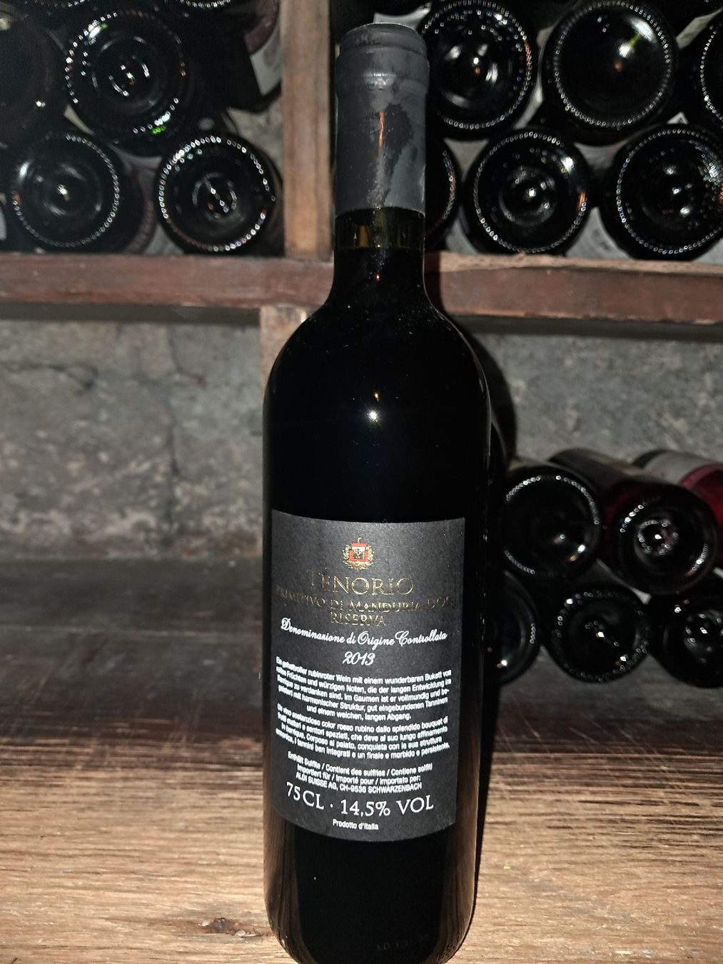 Vino: Tenorio Primitivo di Manduria Riserva 2013 – Nuovo e nell'imballaggio originale da Le locle venduto da juliensaran 2