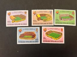 Fussball WM 82 Serie Mi. 236/40 Congo Luxus ** (2323)