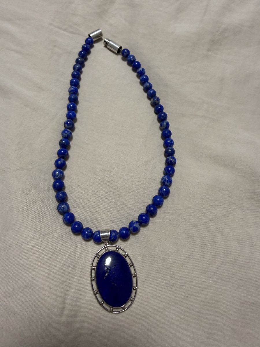 Catenine: Lapislazuli Kette mit Anhänger  – Usato da Oberhof venduto da RealStone 8