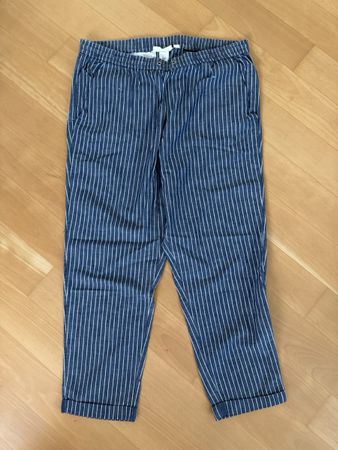 Hosen gestreift blau weiss Grösse 44 guter Zustand