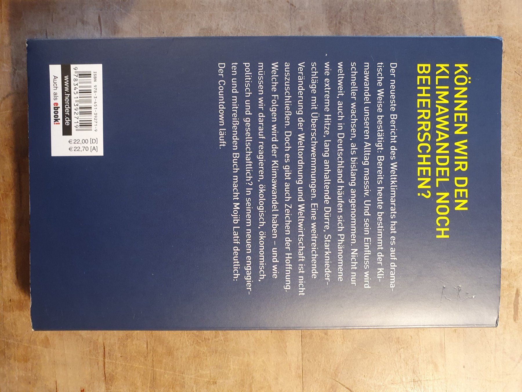 Bücher: Countdown Mojib Latif Herder – Gebraucht aus Zürich von loosebone 1