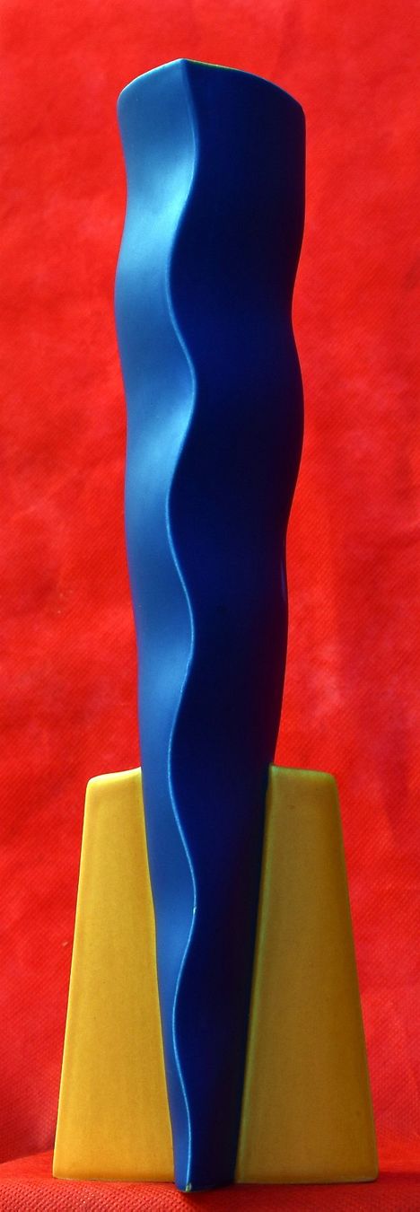 Vasi & Recipienti: Wunderschöne blaue Vase 33 cm hoch – Usato da Rotkreuz venduto da salsanera 3