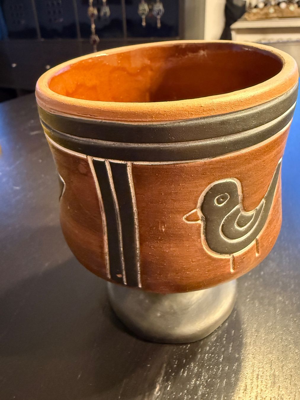 Tutte le decorazioni: Keramik Topf / Vase mit Vogelmotiv, Herbstdeko – Usato da Erstfeld venduto da Mario_boe0 1