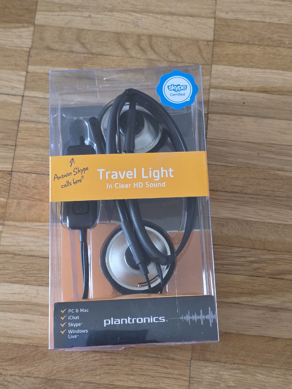 Plantronics Cuffie: Neu: Plantronics headset PC Mac iChat Skype In Clear HD – Nuovo e nell'imballaggio originale da Aesch BL venduto da immon