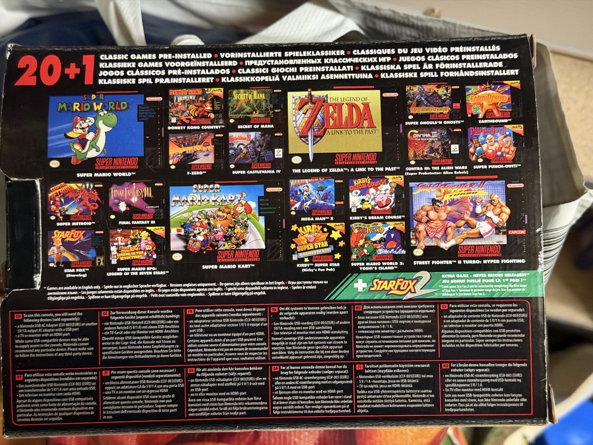 Nintendo Konsolen: Nintendo Classic Mini Super Nintendo Entertainment System – Neu (gemäss Beschreibung) aus Turbenthal von ere_p55v 1