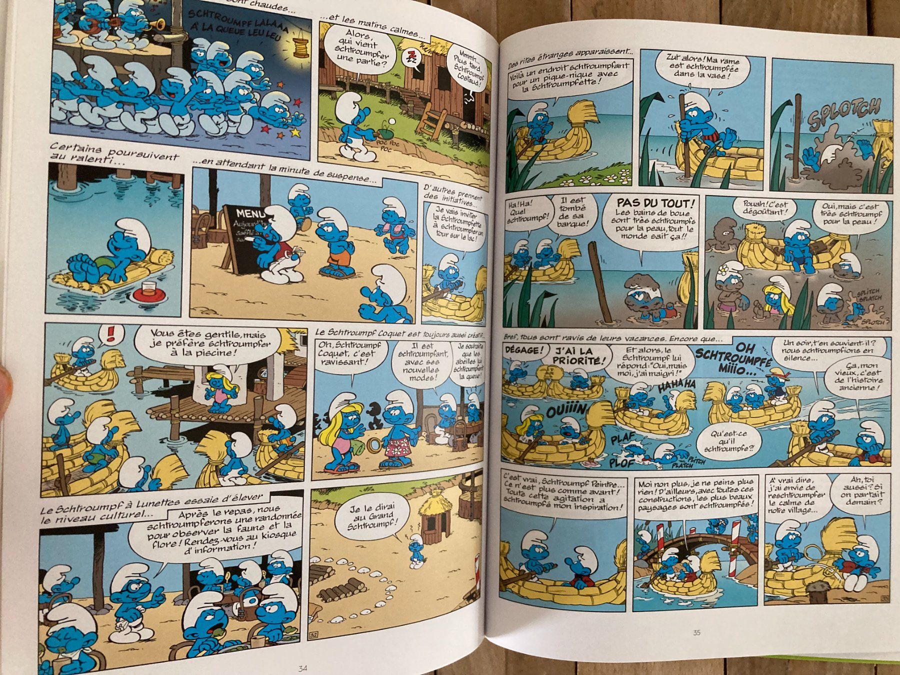 Fumetti: PEYO-Sctroumpf les bains-EO 2009 – Usato da vaumarcus venduto da Nicolasorel 3