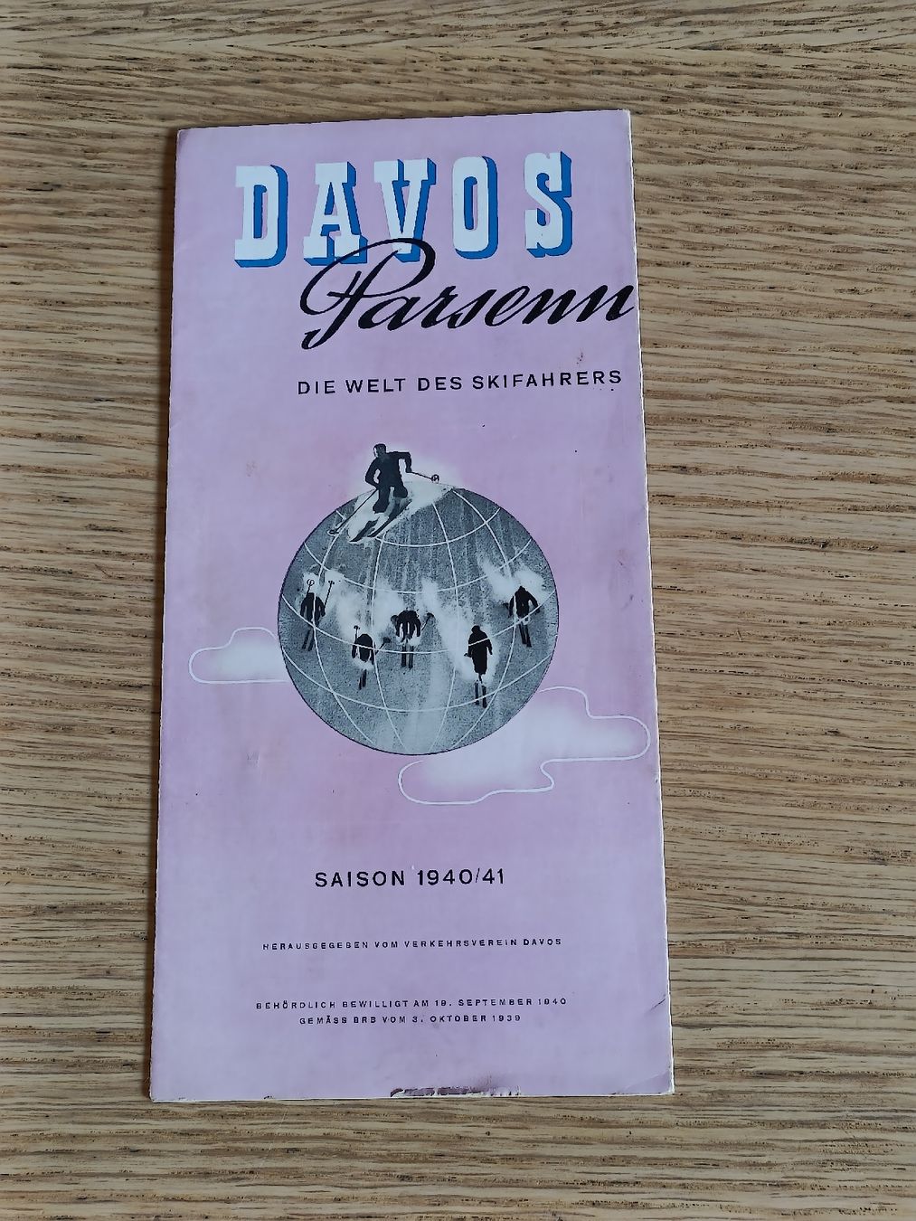Documenti: Alter Prospekt / Davos Parsenn - Saison 1940/41 – Usato da Brugg AG venduto da Ente015