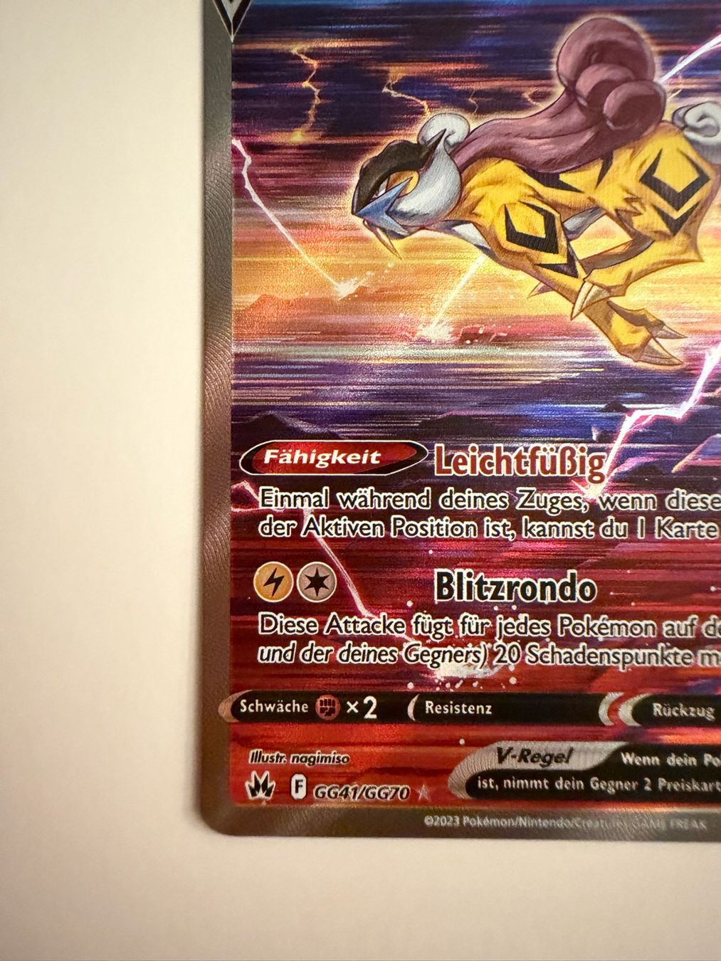Pokémon Carte collezionabili: Raikou V (CRZ GG41) – Usato da Biel/Bienne venduto da SeeLoewe55 5