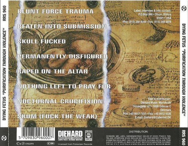 CDs: Dying fetus - Purif... – Gebraucht aus St-Cergue von VeganWarrior 1