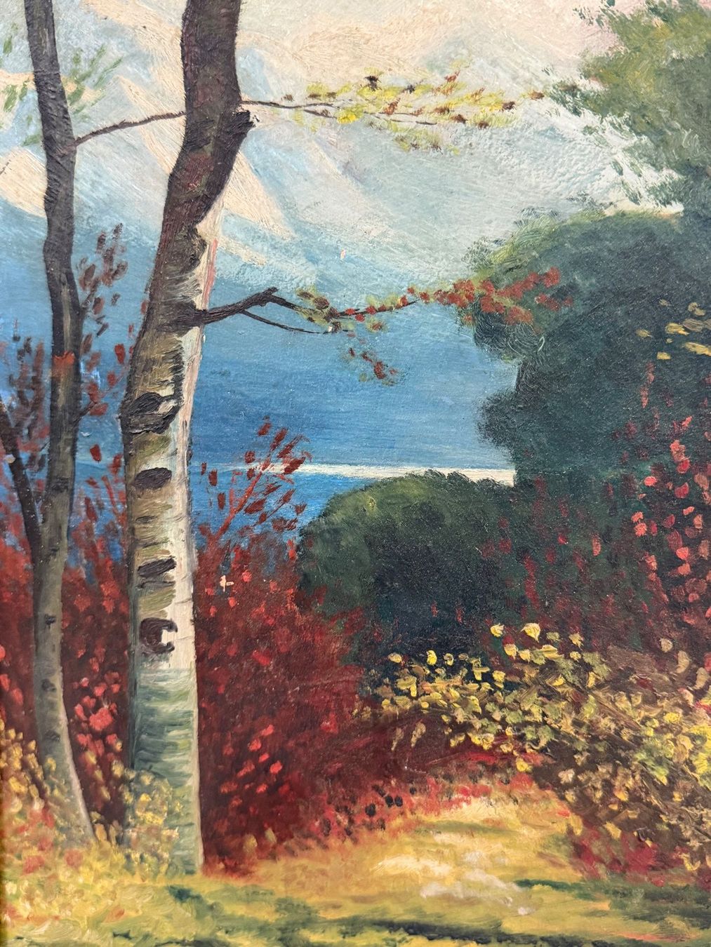 Tableaux: Ölgemälde Herbstlandschaft, gerahmt – D'occasion à Basel par PAUL_ART 3