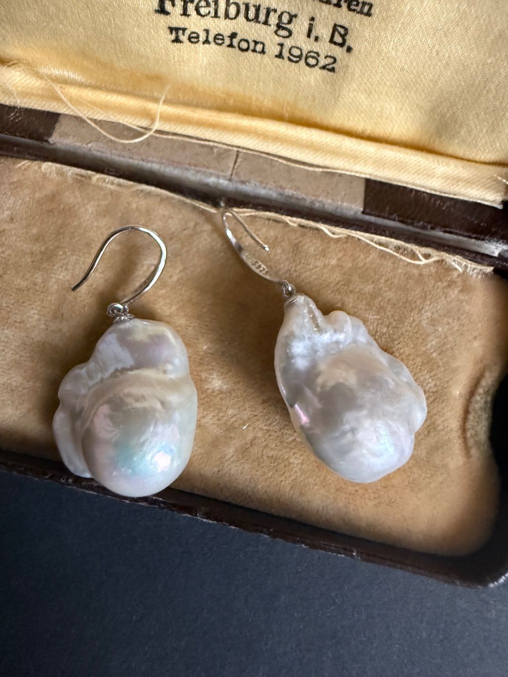Boucles d'oreille: Silber Ohrringe mit Barockperlen 925 – D'occasion à Spiegel b. Bern par Rogger72 2
