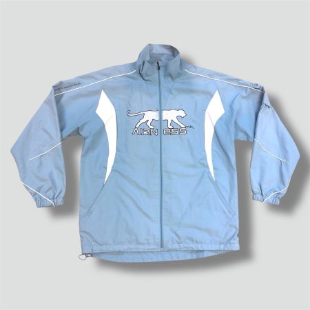 Streetwear style skyblue Airness track jacket (nike stüssy)