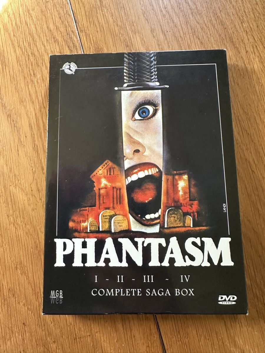 Tutti i DVDs: Phantasm 1-4 uncut box im Schuber dvd – Usato da Benken ZH venduto da Audi-erich