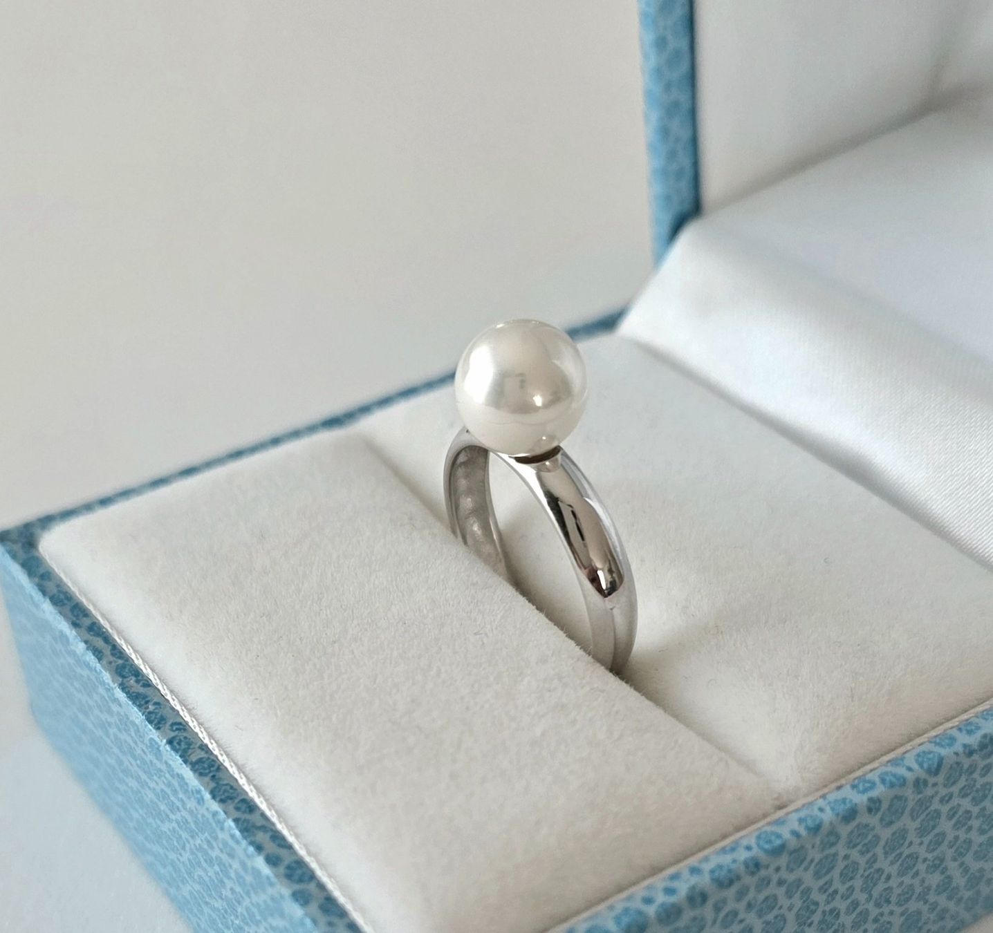 Ringe: Zeitloser Silber (925) Perlenring - Neu – Neu und originalverpackt aus Uetikon am See von Coralreef 1