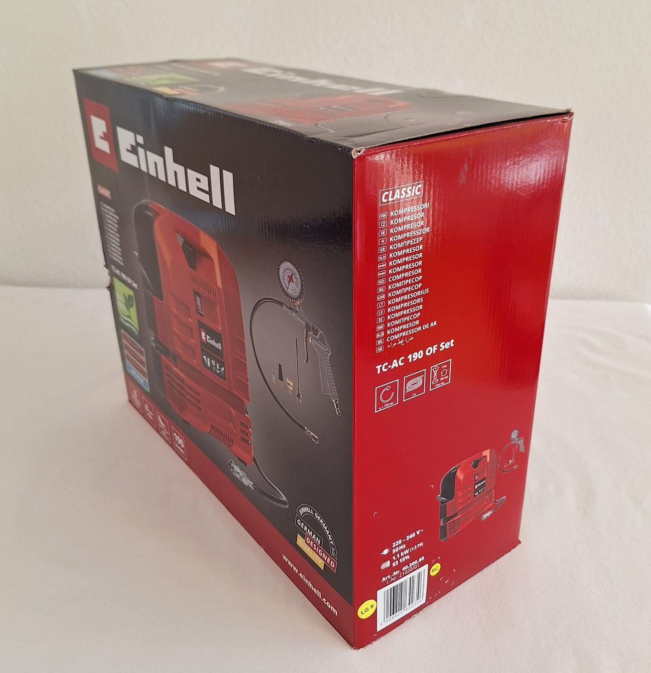 Einhell Compressori: Mobiler Einhell Kompressor TC-AC 190 Of Set mit Zubehör – Nuovo e nell'imballaggio originale da Bergdietikon venduto da Zozo 2