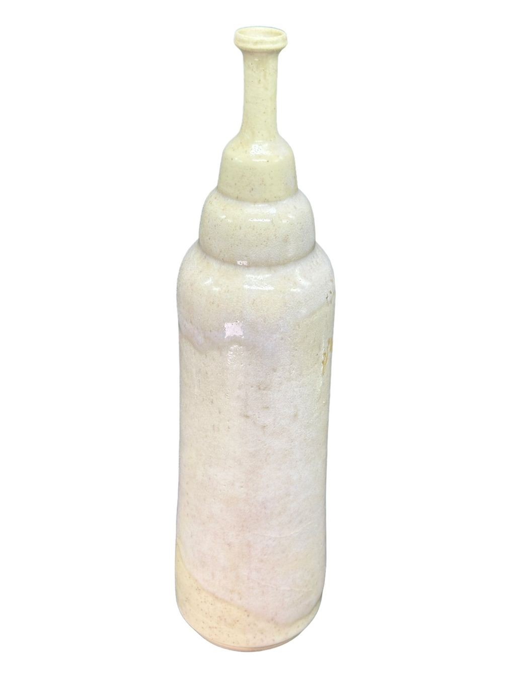 Vasen & Gefässe: Grand vase soliflore brutaliste en grès. Signé – Gebraucht aus Morges von deco.vintage 3